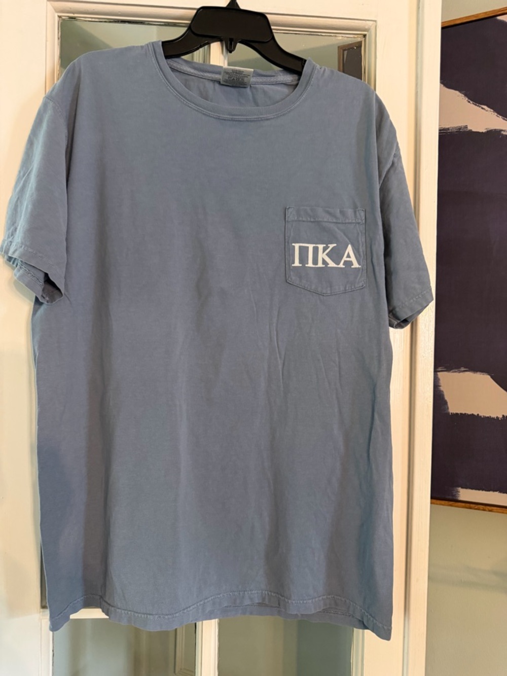 Pocket Logo Short-Sleeve Tee - Dusty Blue